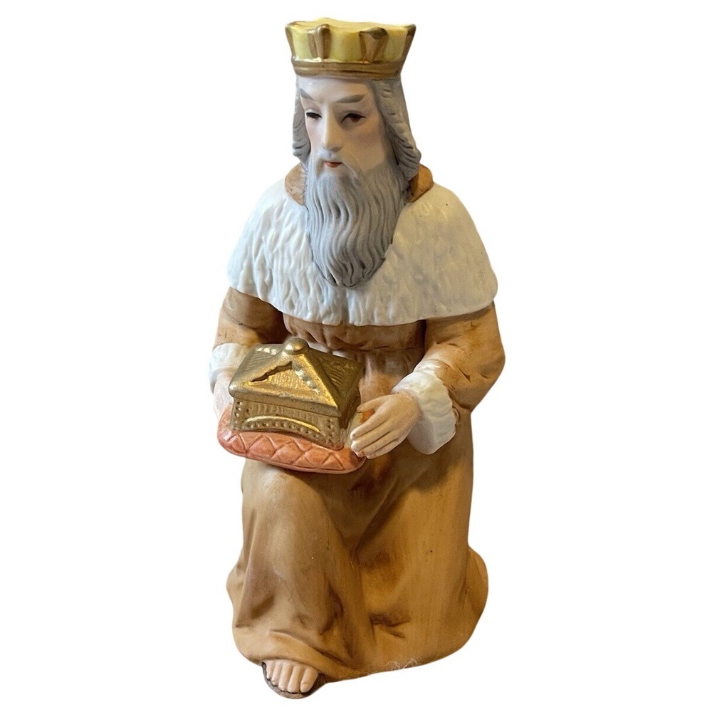 Vintage Homco WISE MAN Porcelain Figurine Christmas Nativity‎ Replacement #5599